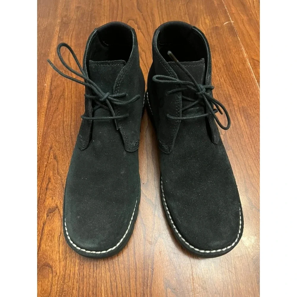 Cole Haan 8.5‎ B Black Suede Waterproof Chukka Boots D11149